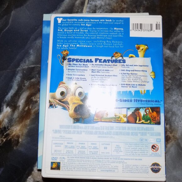Ice Age: The Meltdown (DVD, 2006, Full Frame) - Picture 4 of 4